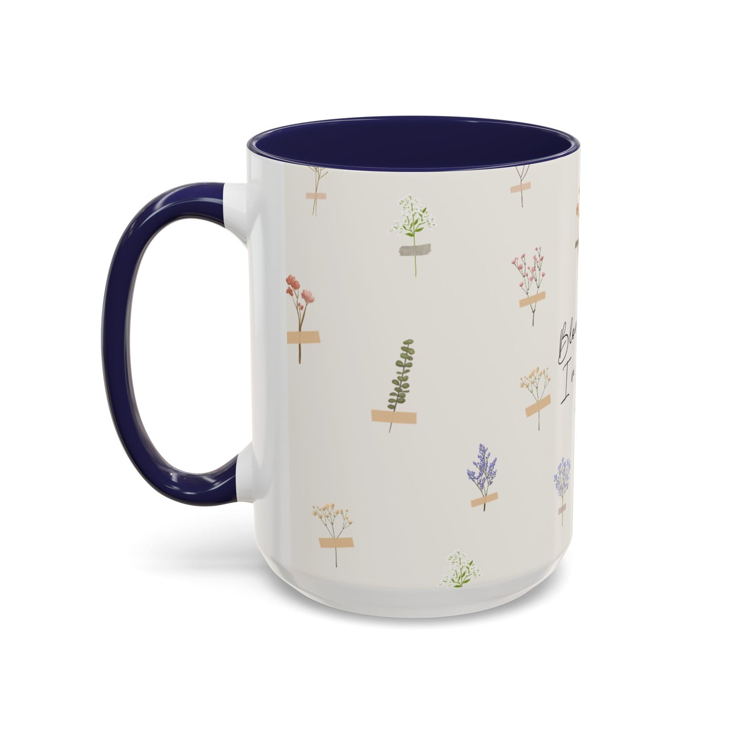 Charming Floral Coffee Mug - Bloom gently. In your own season.