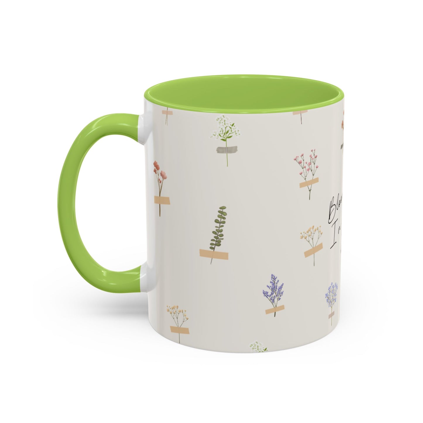 Charming Floral Coffee Mug - Bloom gently. In your own season.