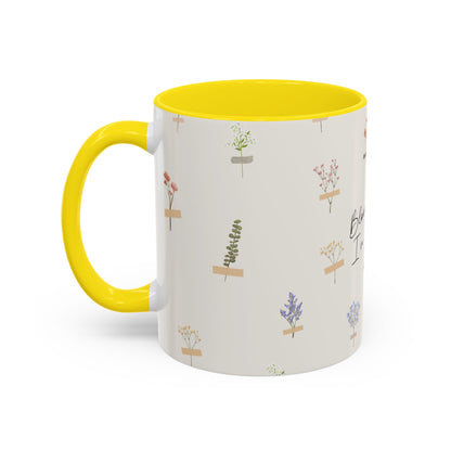 Charming Floral Coffee Mug - Bloom gently. In your own season.