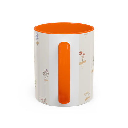 Charming Floral Coffee Mug - Bloom gently. In your own season.