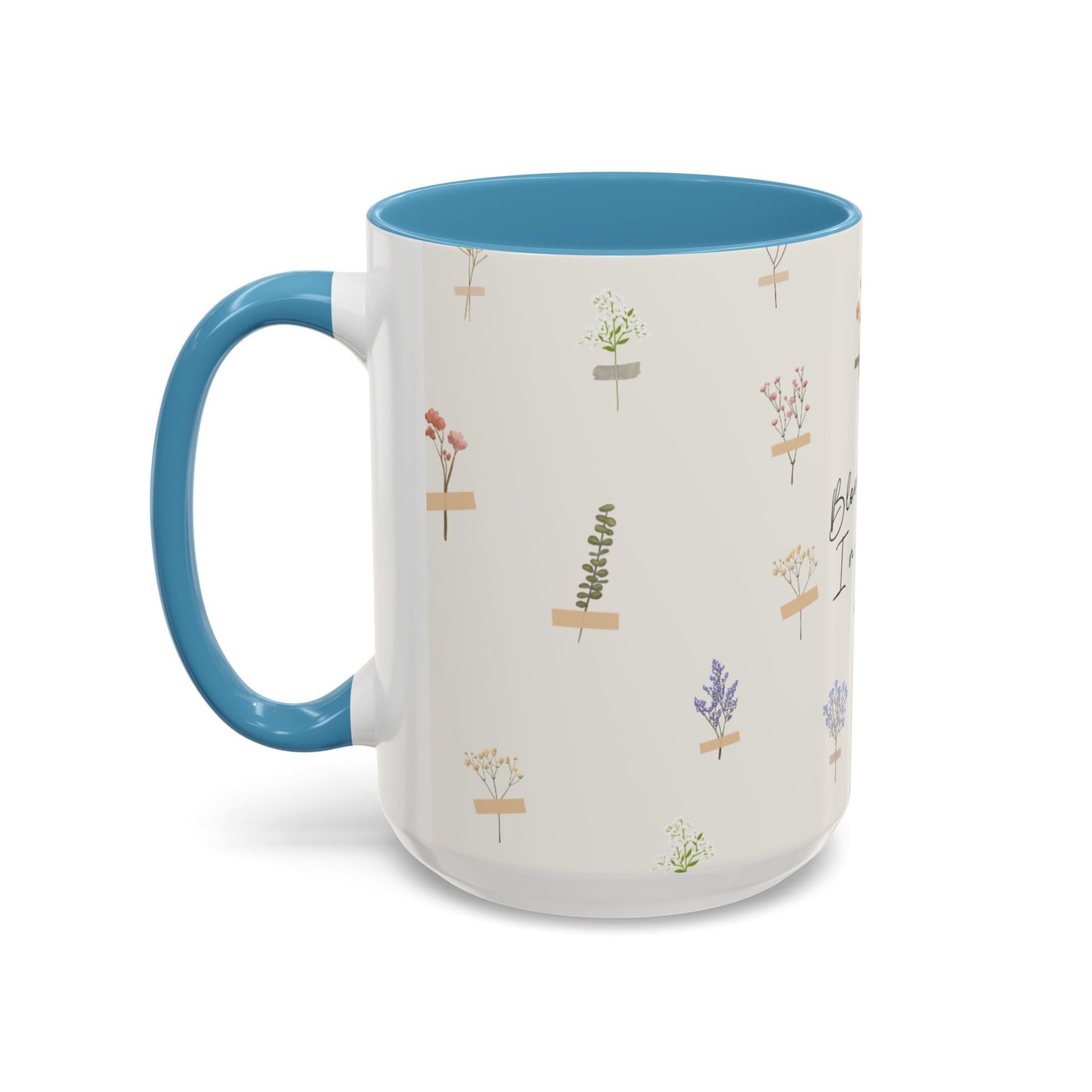Charming Floral Coffee Mug - Bloom gently. In your own season.