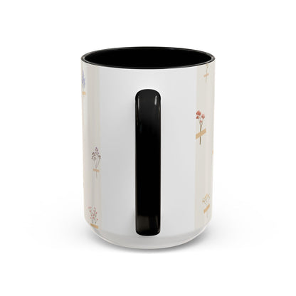 Charming Floral Coffee Mug - Bloom gently. In your own season.