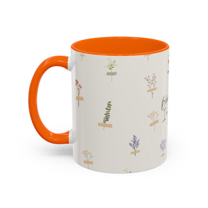 Charming Floral Coffee Mug - Bloom gently. In your own season.