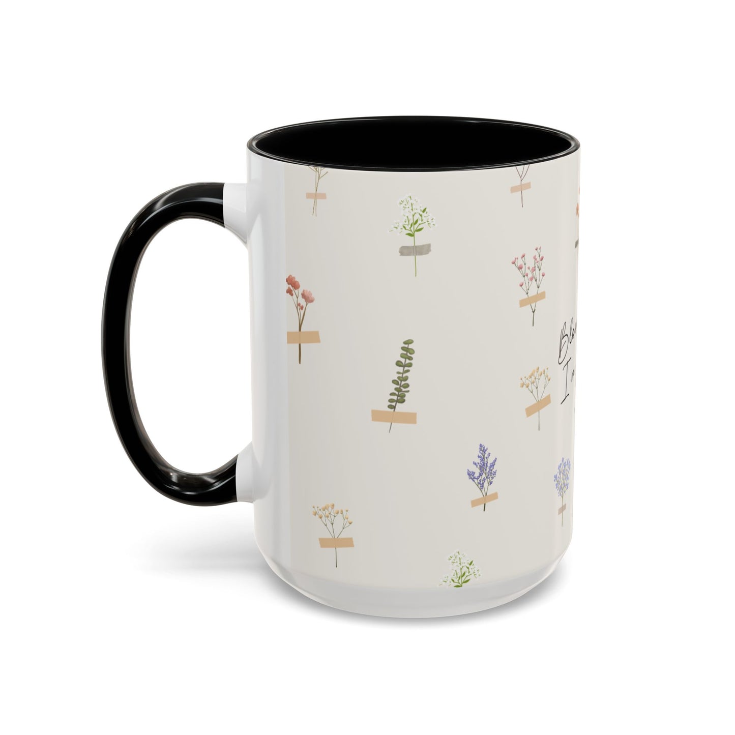 Charming Floral Coffee Mug - Bloom gently. In your own season.