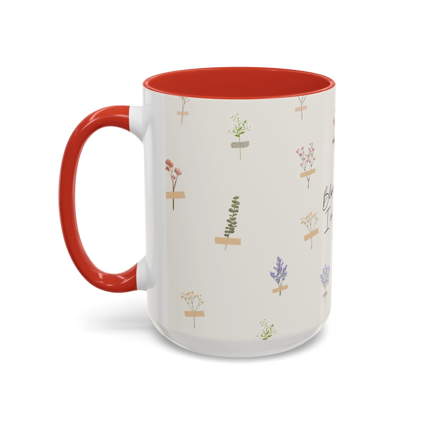 Charming Floral Coffee Mug - Bloom gently. In your own season.